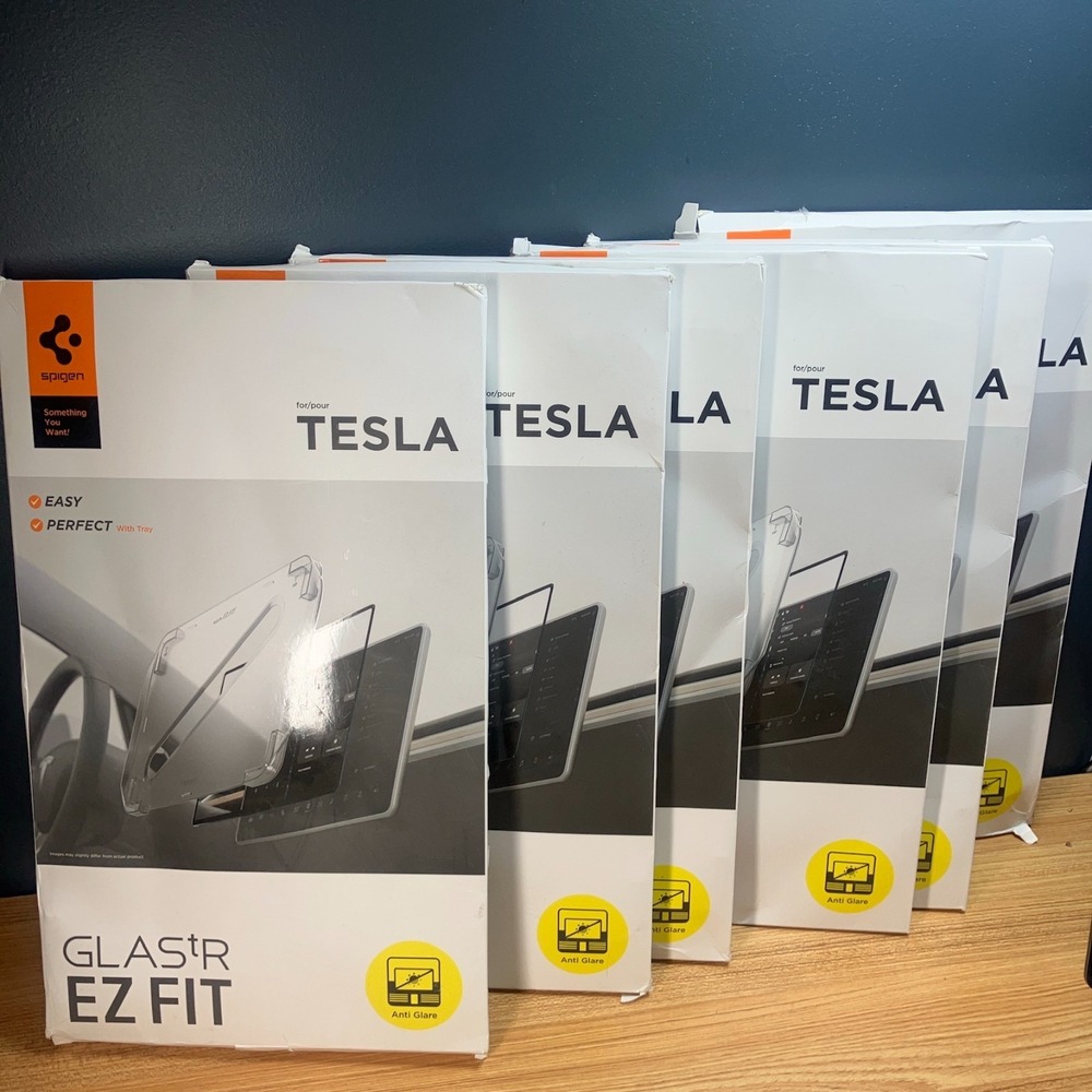 BULK LOT OF 6 PACKS Spigen Tesla Model 3‎ (2024) Screen Protectors AGL07152